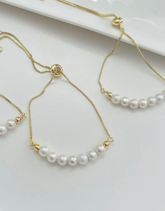 Pearl Adjustable Bracelet